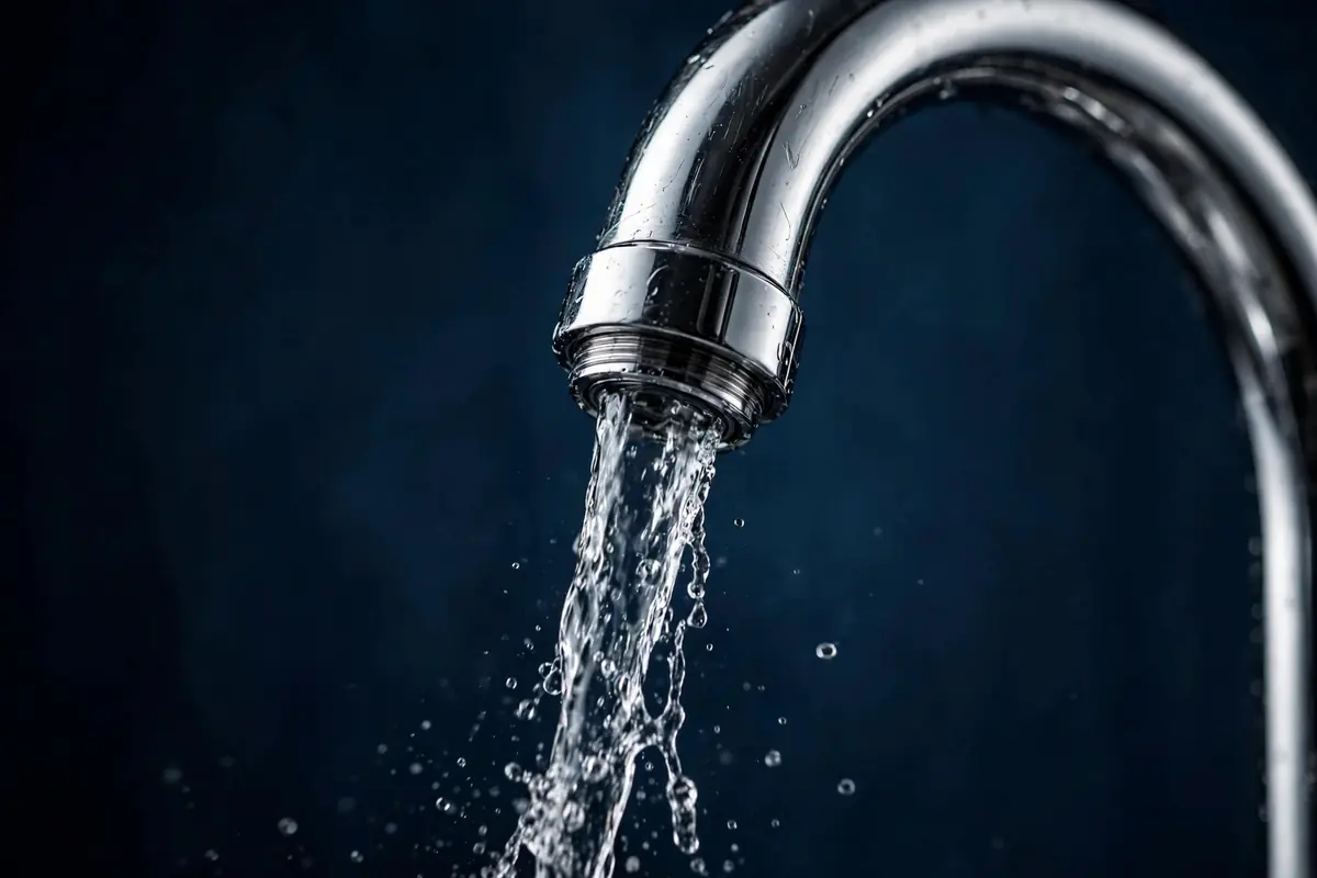 Modern faucet in a Martinsville kitchen